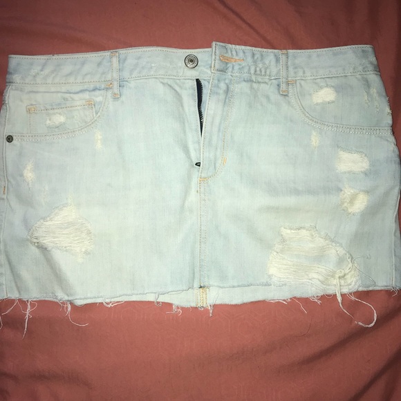 Abercrombie and Fitch Jean Skirt - Picture 1 of 5